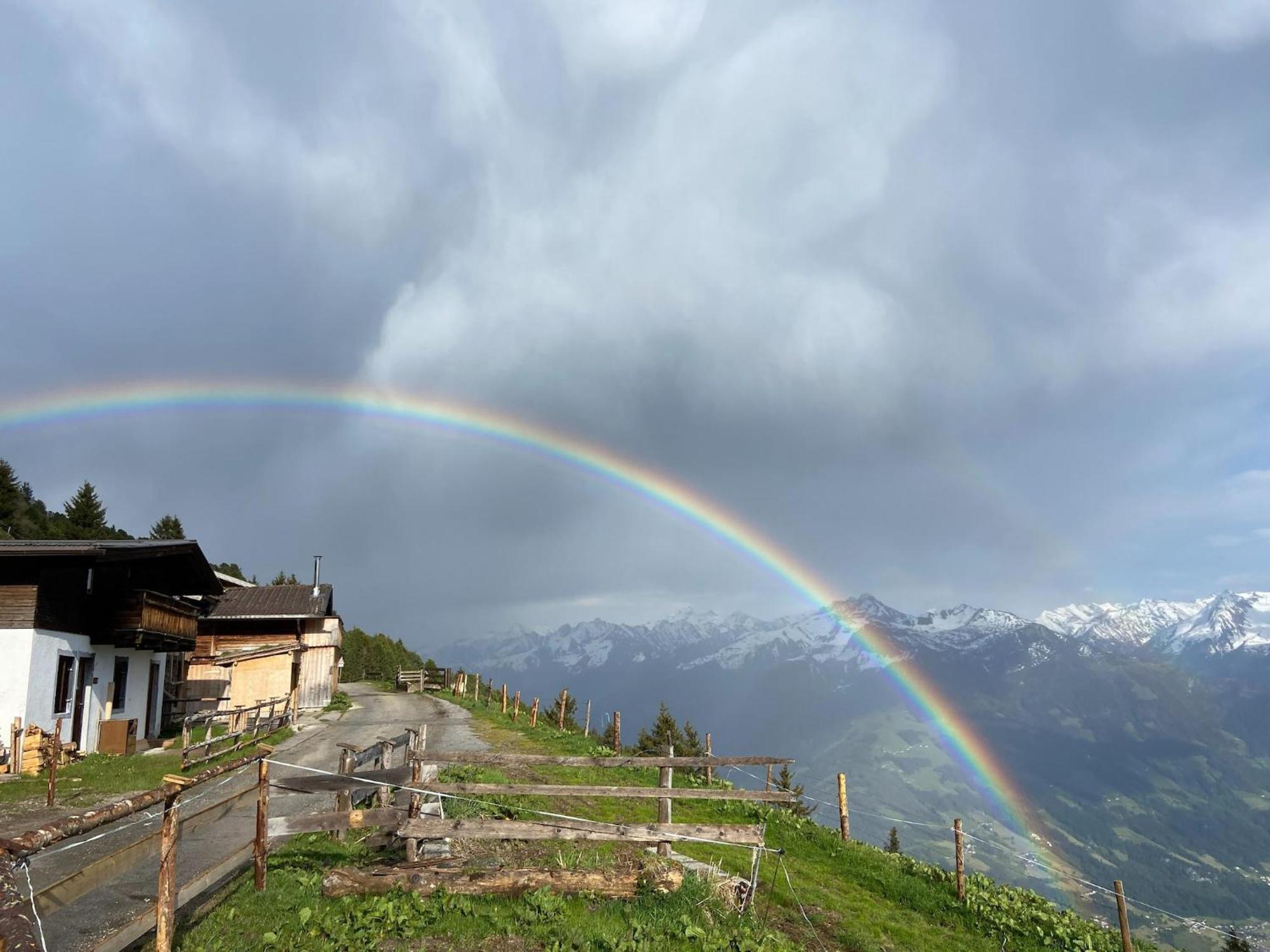 New Holiday Home On The Alm With Terrace And Balcony Zellberg ภายนอก รูปภาพ